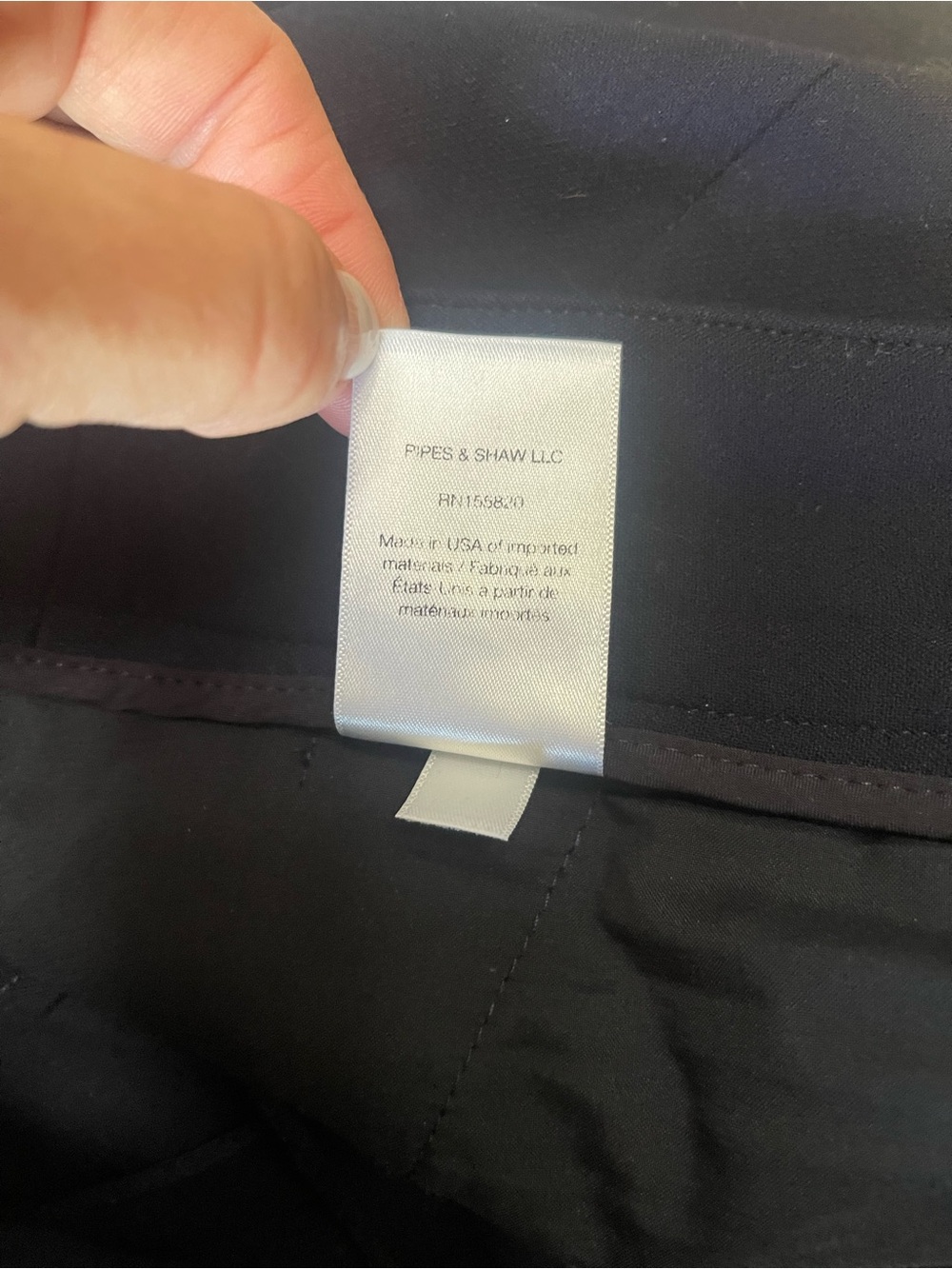 Veronica Beard Renzo Crop Trousers Pants in Navy/Silver Sz 12 $448 - Picture 12 of 15